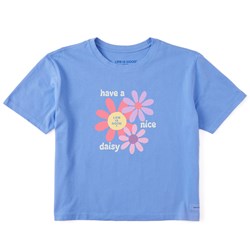 Life Is Good - Womens Groovy Have A Nice Daisy T-Shirt