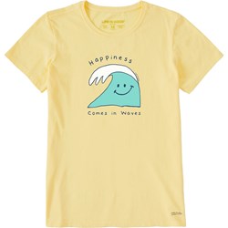 Life Is Good - Womens Happy Wave T-Shirt