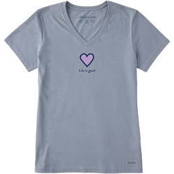 Life Is Good - Womens Heart T-Shirt