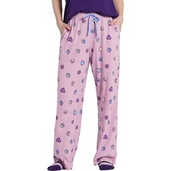 Life Is Good - Womens Hearts And Paws Pattern Pajama Bottom