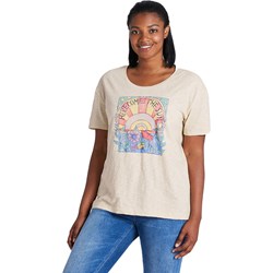 Life Is Good - Womens Here Comes The Sun Hippie T-Shirt