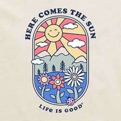 Life Is Good - Womens Here Comes The Sun Retro Hoodie