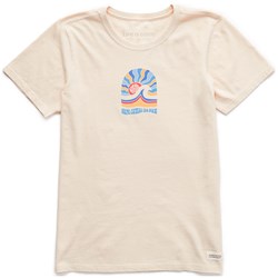 Life Is Good - Womens Here Comes The Sunshine Arch T-Shirt