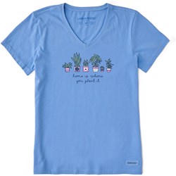 Life Is Good - Womens Home Is Where You Plant It T-Shirt