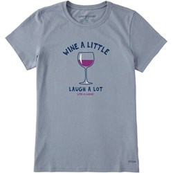 Life Is Good - Womens Laugh A Lot T-Shirt