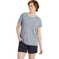 Life Is Good - Womens Layered Fern Pattern Allover Print Short Sleeve T-Shirt