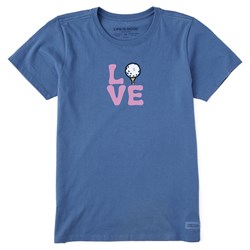 Life Is Good - Womens Love For Golf T-Shirt