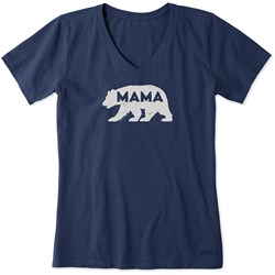 Life Is Good - Womens Mama Bear Silhouette T-Shirt