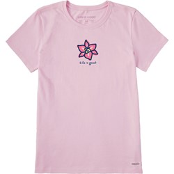 Life Is Good - Womens Orchid T-Shirt