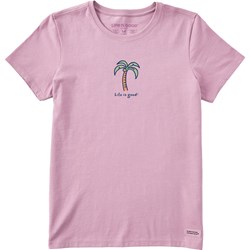 Life Is Good - Womens Palm Tree T-Shirt