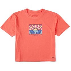 Life Is Good - Womens Sun And Water Here Comes The Sun T-Shirt