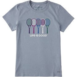 Life Is Good - Womens Tennis Spectrum T-Shirt