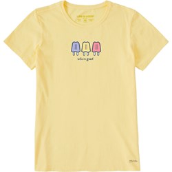 Life Is Good - Womens Three Popsicles T-Shirt