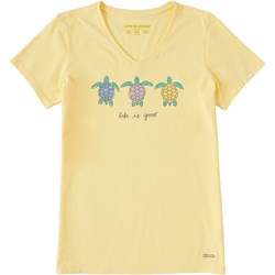 Life Is Good - Womens Three Turtles T-Shirt