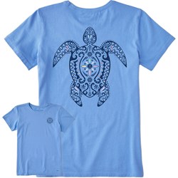 Life Is Good - Womens Tribal Turtle T-Shirt