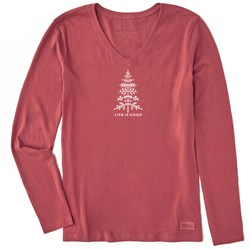 Life Is Good - Womens Winter Tree T-Shirt