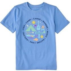 Life Is Good - Kids All About Camp Crusher T-Shirt