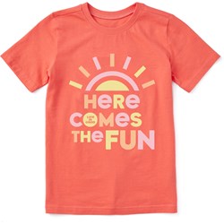 Life Is Good - Kids Clean Here Comes The Fun Sun Crusher T-Shirt