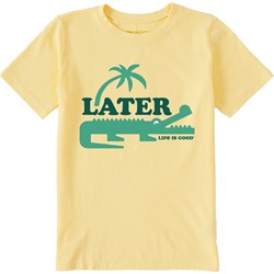 Life Is Good - Kids Clean Later Alligator Crusher T-Shirt