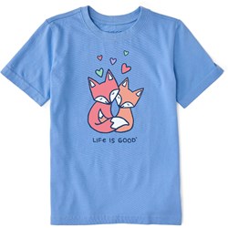 Life Is Good - Kids Fox Love Crusher T-Shirt