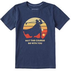 Life Is Good - Kids Geometric May The Course Be With Yo T-Shirt