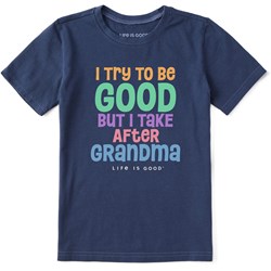 Life Is Good - Kids Good Grandma Crusher T-Shirt
