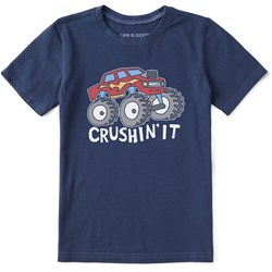Life Is Good - Kids Naive Crushin It Truck Crusher T-Shirt