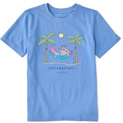 Life Is Good - Kids Quirky Chillaxolotl Crusher T-Shirt