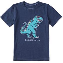 Life Is Good - Kids Rad Roarsome Dino Crusher T-Shirt