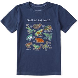 Life Is Good - Kids Realaxed Frogs Of The World Crusher T-Shirt