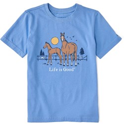 Life Is Good - Kids Storybook Horse And Foal Crusher T-Shirt