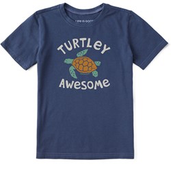 Life Is Good - Kids Turtley Awesome Crusher T-Shirt