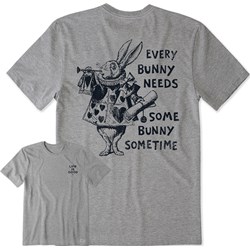 Life Is Good - Mens Alice In Wonderland Every Bunny Crusher T-Shirt