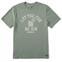 Life Is Good - Mens Athletic Let The Fun Be Gin Crusher T-Shirt