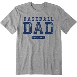 Life Is Good - Mens Baseball Dad Crusher-Lite T-Shirt