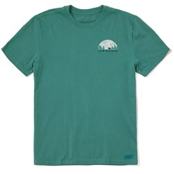 Life Is Good - Mens Bear Forest Landscape Crusher T-Shirt