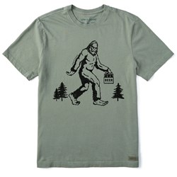Life Is Good - Mens Big Foot Hike Crusher-Lite T-Shirt
