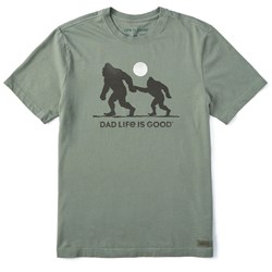Life Is Good - Mens Bigfoot Dad Life Is Good Crusher- T-Shirt