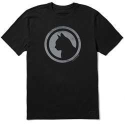 Life Is Good - Mens Cat Coin Crusher T-Shirt