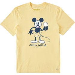 Life Is Good - Mens Clean Chilly Willie Crusher-Lite T-Shirt