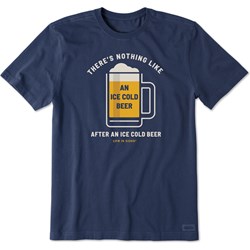 Life Is Good - Mens Clean Ice Cold Beer After Ice Cold T-Shirt