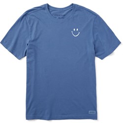 Life Is Good - Mens Clean Smiley Crusher T-Shirt