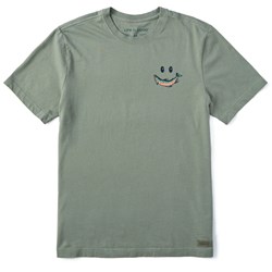 Life Is Good - Mens Clean Smiley Fish Crusher T-Shirt