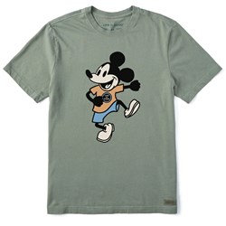 Life Is Good - Mens Clean Steamboat Willie Dancing Crusher T-Shirt