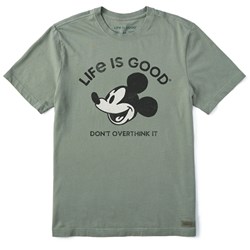 Life Is Good - Mens Clean Steamboat Willie Don'T Overt T-Shirt