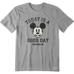 Life Is Good - Mens Clean Steamboat Willie Good Day Short Sleeve T-Shirt
