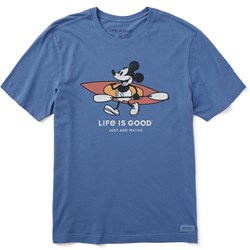 Life Is Good - Mens Clean Steamboat Willie Kayak Crusher T-Shirt