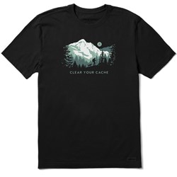 Life Is Good - Mens Clear Your Cache Crusher T-Shirt