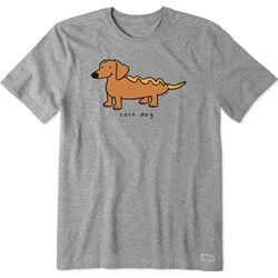 Life Is Good - Mens Corn Dog Crusher T-Shirt
