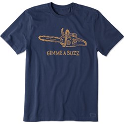Life Is Good - Mens Gimme A Buzz Saw Short Sleeve Crusher T-Shirt